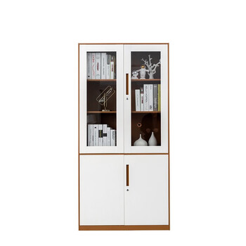 盛花 加厚钢制大器械文件柜资料柜物品柜凭证柜档案柜1850*900*400咖白套色