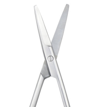 冰禹 BY-103 实验用剪刀 不锈钢实验室剪 手术剪刀  组织弯圆14cm