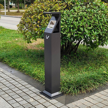 迪恩斯（DEANS）烟灰柱户外立式落地吸烟柱灭烟柱街道环卫公园工业园区烟蒂柱吸烟区专用烟灰垃圾桶室外吸烟桶 129U