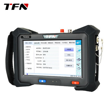 TFN T6300A 网络综合测试仪 以太网数据 千兆以太网测试仪 OTDR E1 PRI V.35/V.24 光功率计一体机