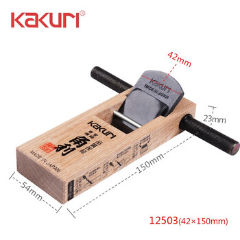 角利 KAKURI日本进口木工刨刨子刨刀手工推刨DIY木工木匠进口鲁班刨平刨12530铁柄小平刨 12530 其他 现货