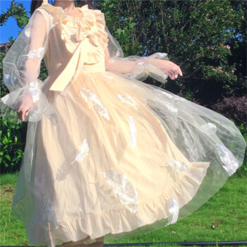 洛童欧儿童洛丽塔裙子夏款女童连衣裙夏天中童女中大童小女孩仙春夏季