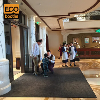 爱柯部落 超强吸水吸油防滑地毯 出入口防尘地垫1m×2m×11mm厨房车间卫生间室内地毯深灰色可定制110147