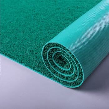 豫之韵 可裁剪丝圈地垫毯门口入户地垫塑料门垫进门pvc防水脚垫 灰色宽1.2米长1米