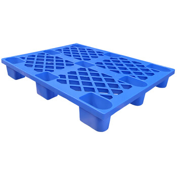 飞尔 塑料托盘 网格叉车栈板 仓库防潮地台板 物流托板塑胶卡板【14 圆脚1100x900x145 5.3KG】
