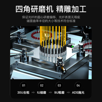 胜为（shengwei）工程电信级光纤跳线 FC-ST单模单芯3米 9/125低烟无卤环保外被 收发器尾纤 FSC-104