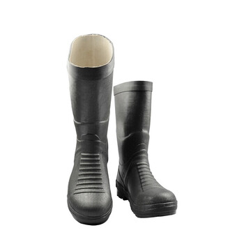 代尔塔/DELTAPLUS 301401防化安全靴防砸防刺穿耐酸碱耐油耐高温橡胶靴灰色44码1双