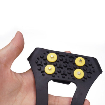 冰禹 BYly-84 防滑鞋套安全防护冰爪 雪地防滑便携冰爪 冰面防滑套雪地10齿鞋套鞋 M码