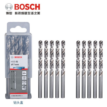 博世（BOSCH）HSS-G 全系列1-16mm高速钢麻花钻头11.5mm(5支装)