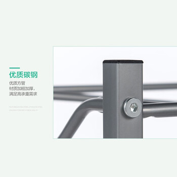 盛富永 饮水桶放置架 公司办公室仓库桶装水收纳架 3层矿泉水饮用水储物支架 工业灰色