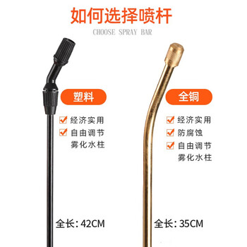 领象 【肩负式】气压喷壶浇花园艺植物喷雾瓶器小型浇水壶压力洒水壶喷水壶 橙色 塑料杆5L