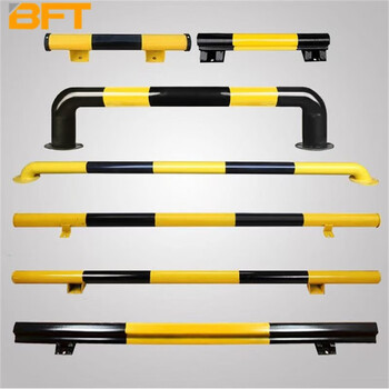 贝傅特 钢管挡车器U型M型地下车库停车位钢管挡车器 定位器2米长1.8毫米厚 弯头挡车器