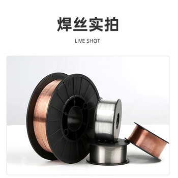 瑞凌气保焊丝二氧化碳气体保护焊丝实心无气自保药芯二保焊丝铝镁【0.8mm不锈钢焊丝】3KG