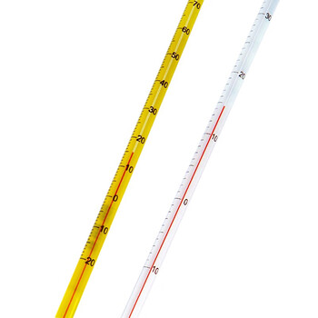 匡建仪表（CONJANT） 玻璃温度计 五支装（-20~110℃）红水煤油液体水温计可过检