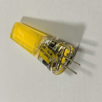 誉翊 G4灯珠led 高亮12V低压插脚灯泡可直接替代卤素灯珠CP-G4-AC/DC 12V 2508 COB 电解 正白 3W(10个装）