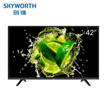 创维(SKYWORTH)42X6 42英寸10核窄边高清 智能语音 网络WIFI 卧室液晶平板电视机