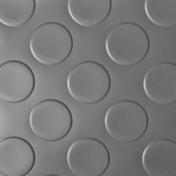 益美得 WSD0005 PVC地垫酒店工厂车间室外防滑地垫 普通1.5mm厚 铜钱灰0.7米宽*1米长