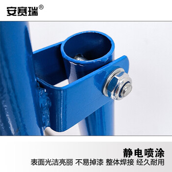 安赛瑞 氧气瓶手推车 氧气乙炔瓶老虎车 氮气罐搬运车 加厚单气瓶带支架 承重200kg 24652