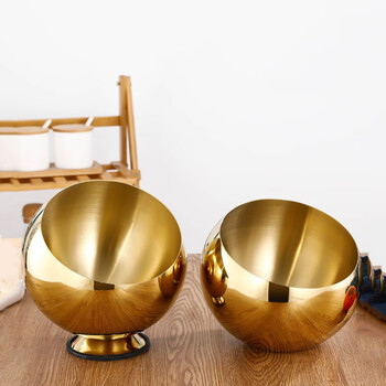 庄太太 14cm无底座 不锈钢桌面垃圾桶餐桌斜口碗KTV烟灰缸ZTT-9020