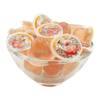 喜之郎果冻乳酸水果果冻500g散装六一儿童节零食 (草莓味水果果冻)