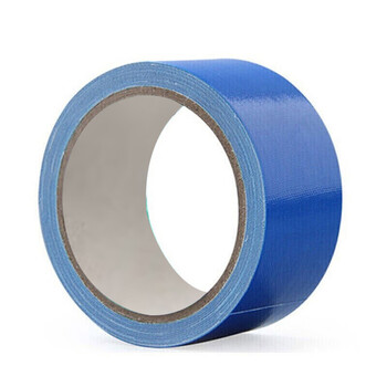 者也（ZYE）布基胶带彩色胶带摄影婚庆展会装饰高粘防水警示补漏单面强力 蓝色 4.8CM*13M