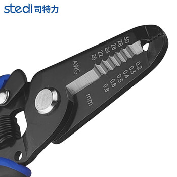 司特力 stedi电工剥线钳进口工业级电缆剥线钳平方0.2~0.8mm²多功能电工剥皮器MSP-20精密剥线钳