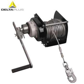 代尔塔（Deltaplus）505025救援三脚架+505005 30米手动绞盘定做 1套