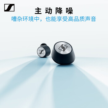 森海塞尔（Sennheiser）MOMENTUM 真无线二代蓝牙主动降噪运动耳机 入耳式音乐耳机 黑色