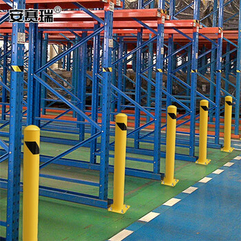 安赛瑞 钢制低位防撞柱 金属防撞桩 隔离柱 叉车防撞柱 11213