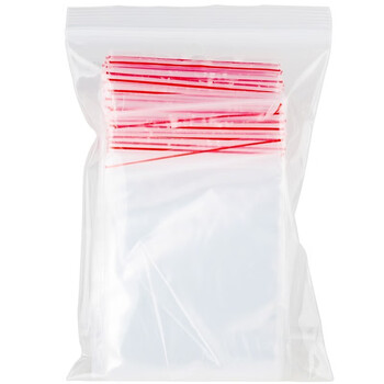 得力(deli)3022自封袋 PE透明密封袋 加厚防尘袋 塑料包装袋3号 100x70x0.04mm 100个