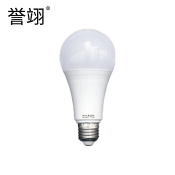 誉翊 LED感应灯E27螺口微波雷达感应过道楼梯灯泡 塑包铝雷达感应灯泡-9W正白光（10个装）