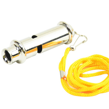 苏识 YZQ070 交通执勤口哨金属镀铬口哨高频金属警哨防身警笛大音频 66.7mm*16mm   