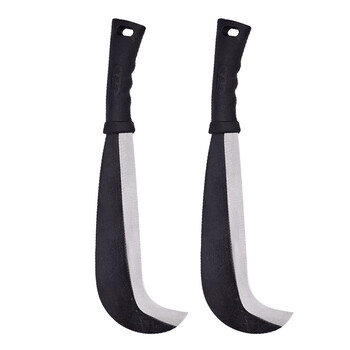 益美得 FW-1010  除草工具镰刀割草刀长柄大镰刀农用砍柴刀 塑柄小勾刀