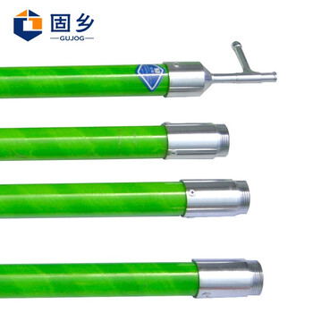 固乡 高压直扣拉闸杆 【10-35kV4节4米】 令克棒 绝缘杆 操作杆 绝缘棒 拉杆 直径36mm
