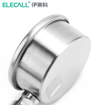 伊莱科(ELECALL)径向耐震矿用双针压力表公头母头压力表BZY-60 银色 0-80MPA（KJ10公头）