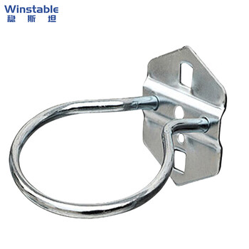 稳斯坦 WST017 工具挂板挂钩 方孔板洞洞板货架物料架挂钩 圆形挂钩40mm