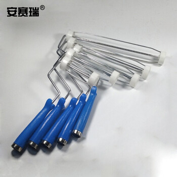 安赛瑞 12寸粘尘滚筒套装（5个滚筒+1个手柄）大号洁净室无尘室实验室电子厂车间粘尘滚筒套装 长30cm 22331