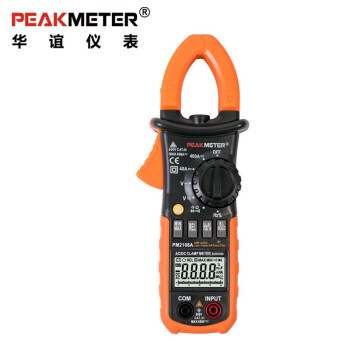 华谊PEAKMETER PM2108A 高精度钳形数字万用表 交直流电流表400A600A 定做 1台