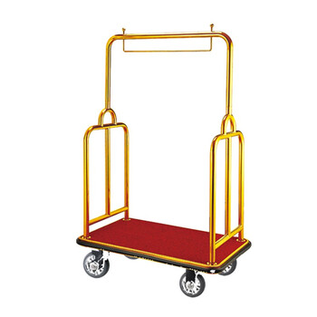 南 XL-18 豪华平顶行李车 钛金 行李车酒店大堂行李车 箱包推拉车