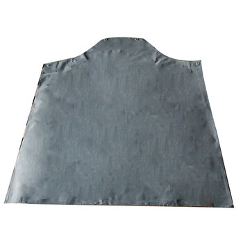 双安 ZS001耐酸碱围裙 防化学品防油防水 工业用橡胶围裙 长108cm*宽79cm大号