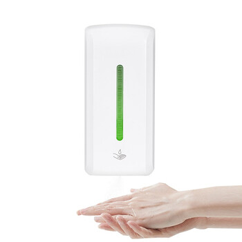 益美得 LSL333461 新款自动感应皂液器卫生间洗手机厨房防水手部清洗感应皂液机 交直流滴液款（白色）