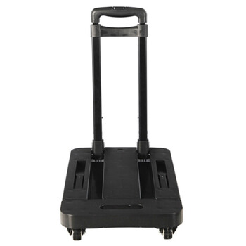 聚远 JUYUAN小推车折叠手拉车拉杆行李车拖车伸缩拉货搬运乌龟车购物车黑色承重约400斤竖版30X46cm 1个价