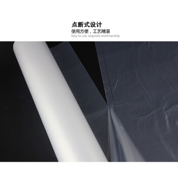 联嘉 连卷袋 手撕点断式塑料袋平口保鲜袋 透明包装袋点断式手撕袋 宽25cm×长35cm 约400个