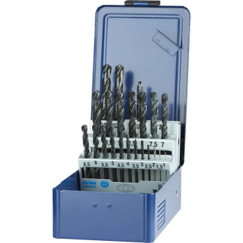 德国哈恩库博工具 Hahn+Kolb ATORN 麻花钻套件 N HSS DIN338直径1.0-10.0mm盒装 11042051