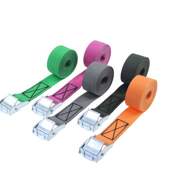 飞尔（FLYER）压扣货物捆绑带打包带捆扎绳 颜色随机【2.5cm宽×0.8m长】