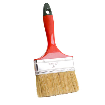 兰诗（LAUTEE） HR-003 毛刷油漆刷子猪毛刷扫灰刷清洁涂刷工具  4英寸