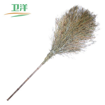 卫洋 WY-565手工环卫大扫把竹扫把户外扫院子大扫帚物业学校工厂清洁笤帚竹竿大扫把3.8斤 5个装