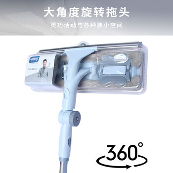 亿丽佳 玻璃刮擦窗器清洁玻璃神器刮水器 洗刮合一伸缩杆擦玻璃器（亮窗之星360度转向） 6件/组