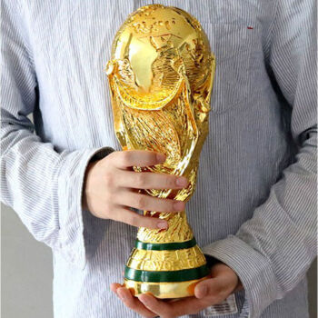世界杯大力神杯1比1奖杯模型足球比赛奖杯彩票店酒吧ktv球迷周边礼品
