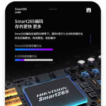 海康威视 HIKVISION 3346WDV3-I-4MM 400万半球摄像头 红外高清网络半球搭配监控设备套装带POE